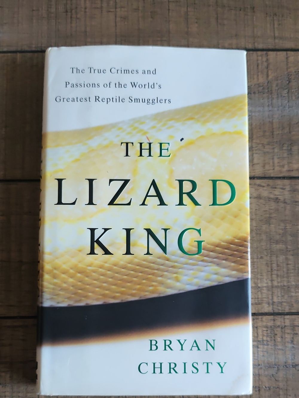 The Lizard King Hardcover Book - Yellow and Green Cover